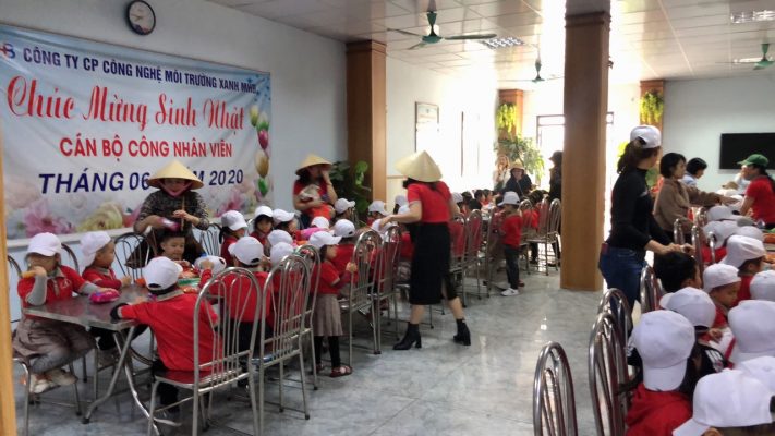 Các cháu trường mầm non đến thăm quan và trải nghiệm thực tế tại công ty MHB