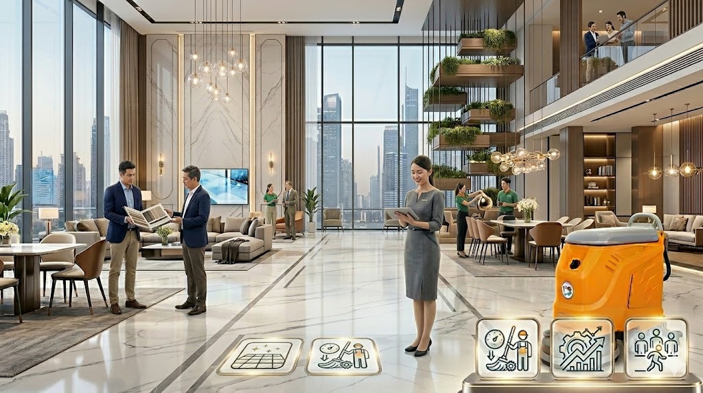 ĐẦU TƯ ĐÚNG 1 LẦN: BÍ QUYẾT CHỌN BỘ THIẾT BỊ VỆ SINH CÔNG NGHIỆP PHÙ HỢP CHO NHÀ XƯỞNG, SHOWROOM VÀ TRUNG TÂM THƯƠNG MẠI 